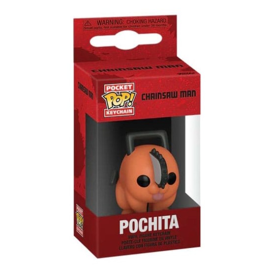 Funko Pocket POP! Chainsaw Man Keychain - Pochita - Vinila atslēgu piekariņš