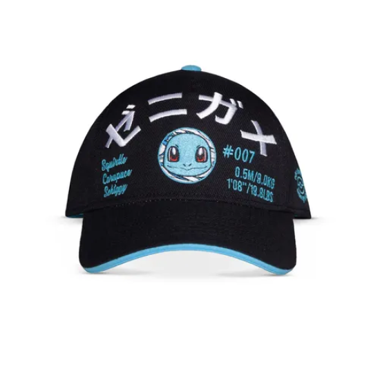 Difuzed Pokemon Embroidered Squirtle Adjustable Cap - Kokvilnas cepure ar nagu