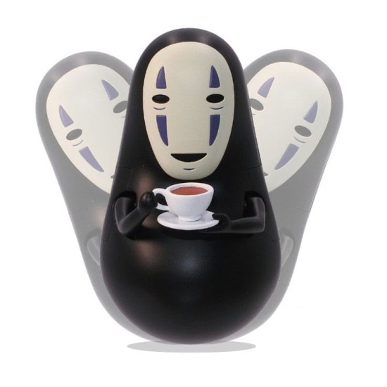 Semic Spirited Away Round Bottomed Figure 6cm - No Face's coffe time - Plastmasas figūriņa