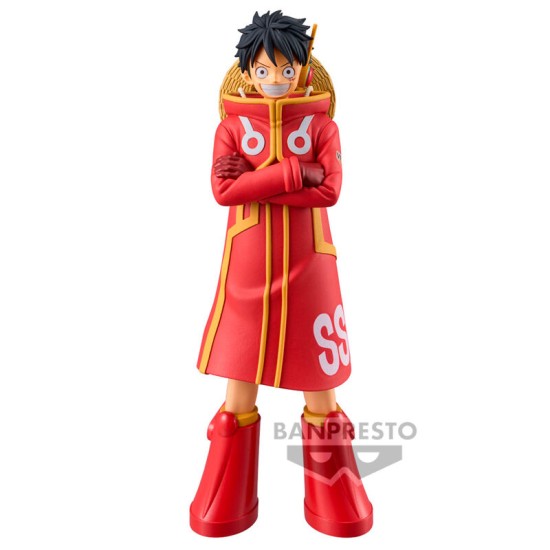 Banpresto One Piece Grandline Series Ver. 2 Figure 16cm - Monkey D.Luffy - Plastmasas figūriņa