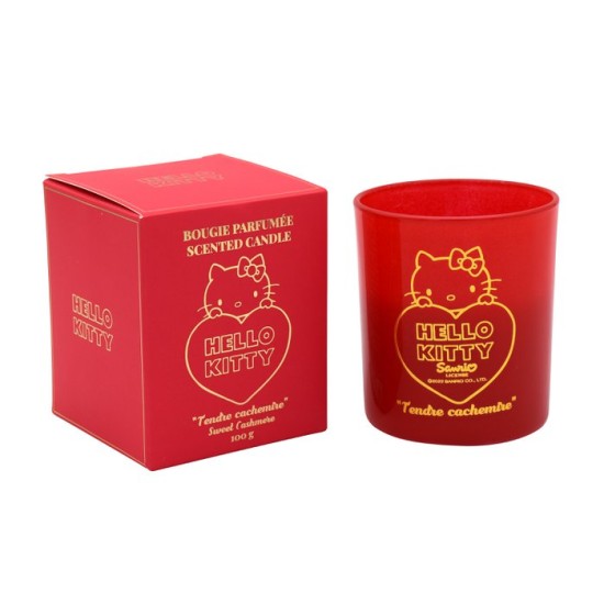 Take Care Hello Kitty Perfumed Scented Candle 100g - Sarkana -  Svece