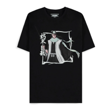 Difuzed Bleach Byakuya Short Sleeved T-shirt - 2XL size / Black - Men's cotton T-shirt