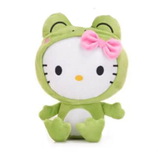 Play by Play Hello Kitty Kawaii Kingdom Assorted Plush Toy 25cm - Frog - Plīša rotaļlieta