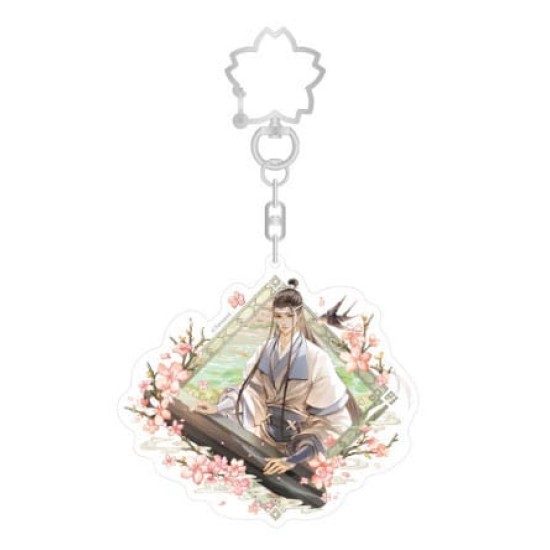 Sakami Merchandise Grandmaster of Demonic Cultivation Spring Season Series Acryl Keychain 7cm - Lan Wangji - Акриловый брелок для ключей