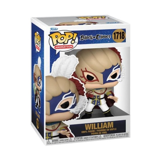 Funko POP! Black Clover Figure 9cm - William (1718) - Vinila figūriņa