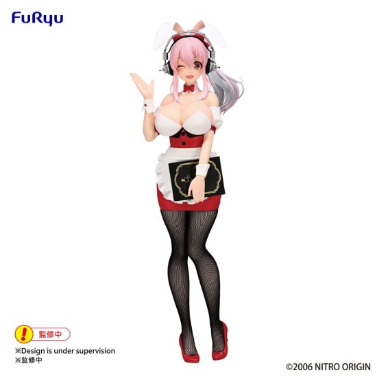 Furyu Super Sonico BiCute Bunnies Ver. Waitress Figure 28cm - Super Sonico - Пластмассовая фигурка