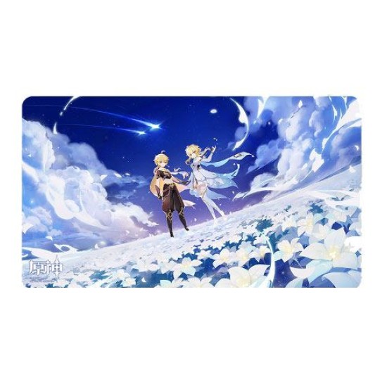 MiHoYo Genshin Impact Mousepad 70 x 40 cm - Scarlet Leaves Pursue Wild Waves - Peles paliktnis