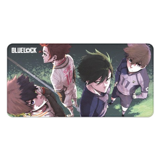 Sakami Merchandise Blue Lock XXL Mousepad 80 x 40 cm - Isagi, Rin, Sae & Oliver - Peles paliktnis