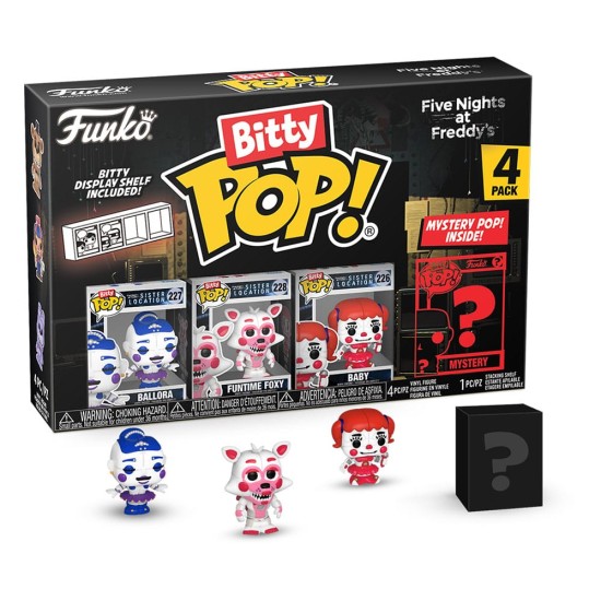 Funko POP! Five Nights at Freddy's Bitty Figures 2.5 cm (4 pcs.) - Ballora - Komplekts vinila figūriņas