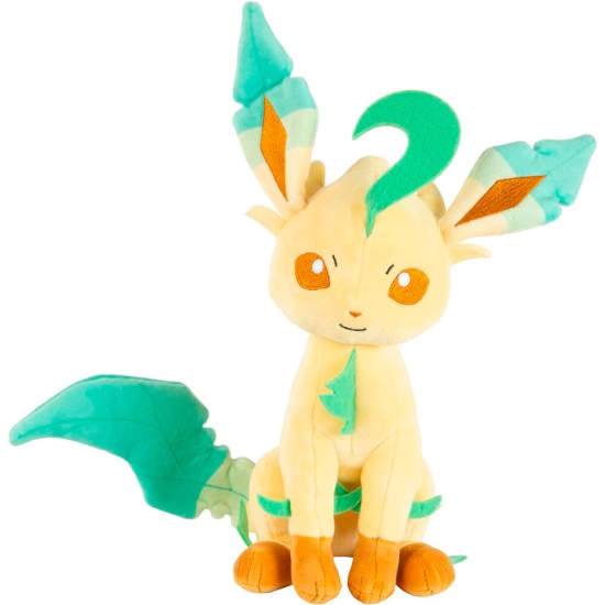 Jazwares Pokemon Plush Toy 23cm - Leafeon - Plīša rotaļlieta