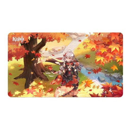 MiHoYo Genshin Impact Mousepad 70 x 40 cm - Scarlet Leaves Pursue Wild Waves - Peles paliktnis