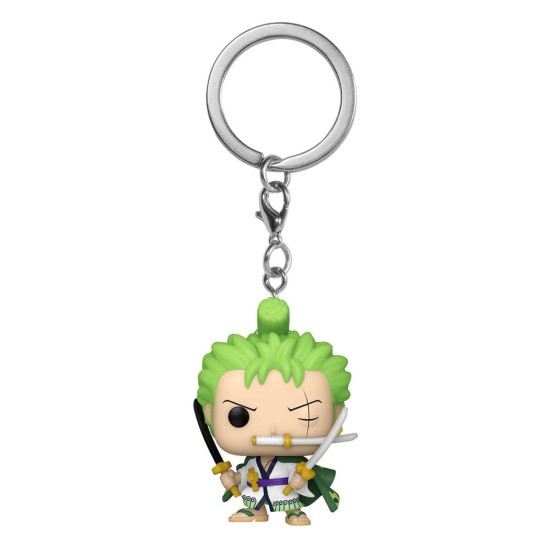 Funko Pocket POP! One Piece Keychain - Roronoa Zoro - Vinila atslēgu piekariņš