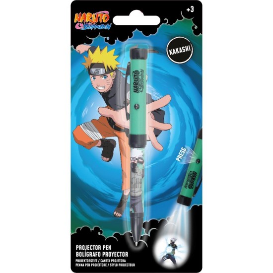 SD Toys Naruto Pen with Light Projector - Kakakshi - Pildspalva gaismas projektoru