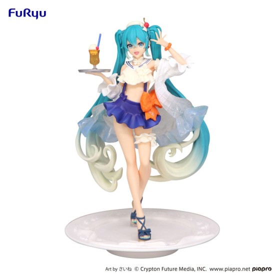 Furyu Hatsune Miku Exceed Creative Sweet Series Ver. Tropical Juice Figure 17cm - Hatsune Miku - Plastmasas figūriņa