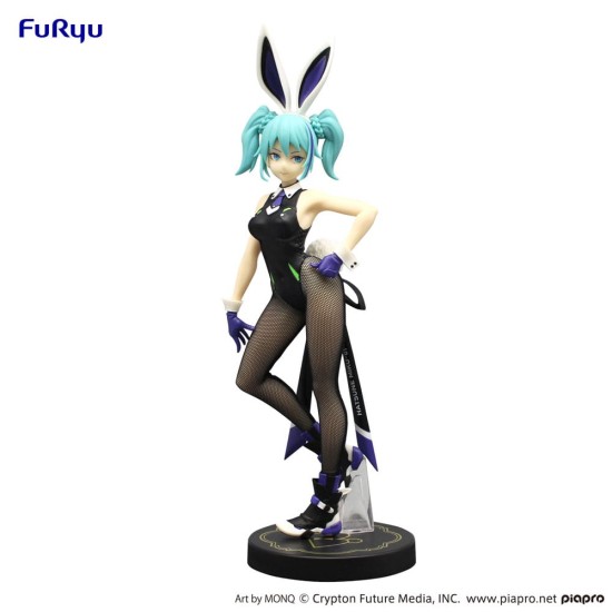 Furyu Hatsune Miku BiCute Bunnies Ver. Violet Color Figure 30cm - Hatsune Miku Street - Plastmasas figūriņa