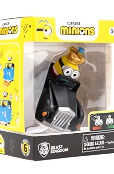 YuMe Toys Minions Zoom Hero Pullback Vehicles Figure - King Car - Plastmasas figūriņa