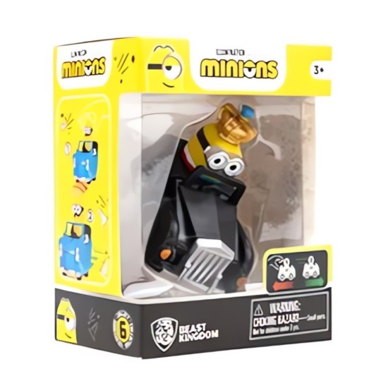 YuMe Toys Minions Zoom Hero Pullback Vehicles Figure - King Car - Plastmasas figūriņa