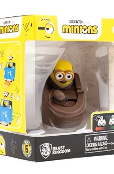 YuMe Toys Minions Zoom Hero Pullback Vehicles Figure - Canoe Car - Plastmasas figūriņa