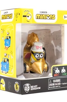 YuMe Toys Minions Zoom Hero Pullback Vehicles Figure - Dru's Car - Plastmasas figūriņa