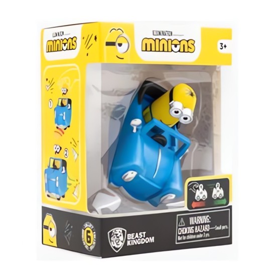 YuMe Toys Minions Zoom Hero Pullback Vehicles Figure - Lucy's Car - Plastmasas figūriņa