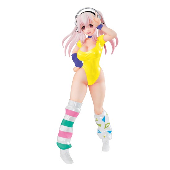 Furyu Super Sonico PVC Statue Concept Figure 18 cm - 80's/Another Color/Yellow - Plastmasas figūriņa