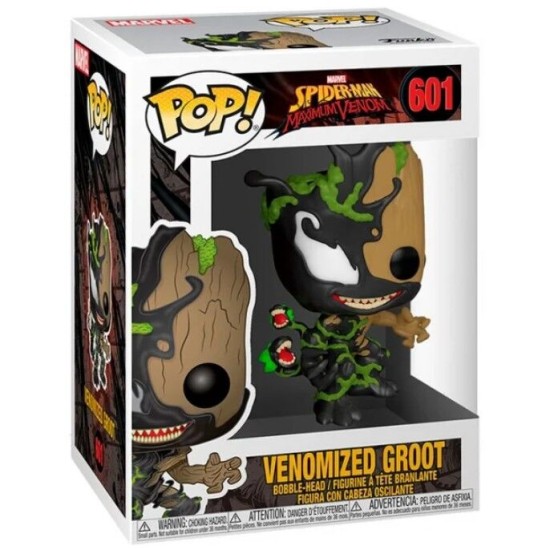 Funko POP! Marvel Spideman Maximum Venom Figure 9cm - Venomized Groot (601) - Vinila figūriņa