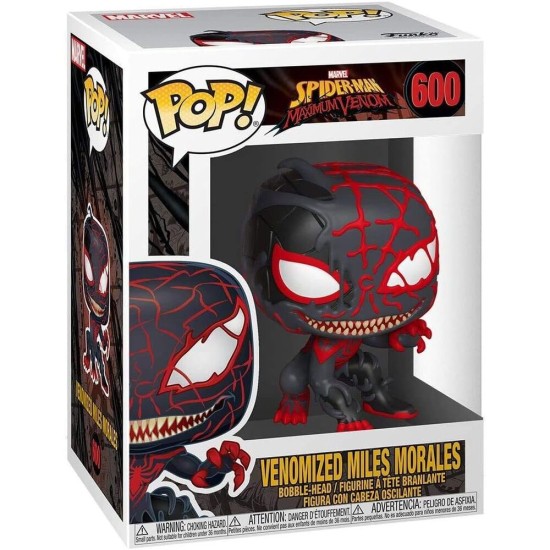 Funko POP! Marvel Spideman Maximum Venom Figure 9cm - Venomized Venom Miles Morales (600) - Виниловая фигурка