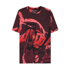Difuzed Chainsaw Man Rage All Over Print Short Sleeved T-shirt - XL size - Men's cotton T-shirt