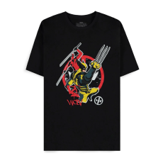 Difuzed Marvel Deadpool DP+ Wolvie Short Sleeved T-shirt - M izmērs - Vīriešu kokvilnas T-krekls
