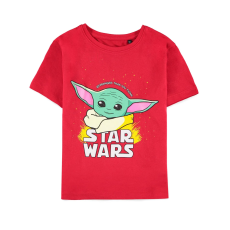 Difuzed Star Wars Grogu Boys Short Sleeved T-shirt - Size 146-152 / Red - Kids cotton T-shirt