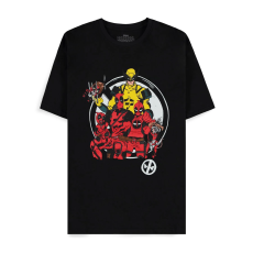 Difuzed Marvel Deadpool Family Portrait Short Sleeved T-shirt - M izmērs - Vīriešu kokvilnas T-krekls