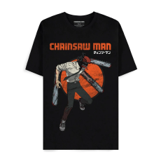 Difuzed Chainsaw Man Attack Mode Short Sleeved T-shirt - L size - Men's cotton T-shirt