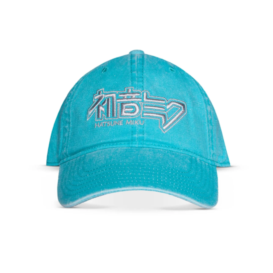 Difuzed Hatsune Miku Blue Denim Adjustable Cap - Kokvilnas cepure ar nagu