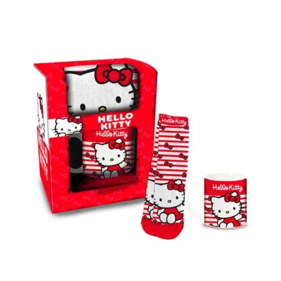 Coriex Hello Kitty Gift Set Mug 350ml / Socks - Komplekts krūze / zeķes