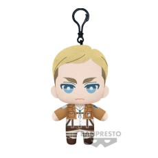 Banpresto Attack on Titan Series 2 Tomonui Assorted Plush Toy 15cm - Erwin Smith - Plīša rotaļlieta