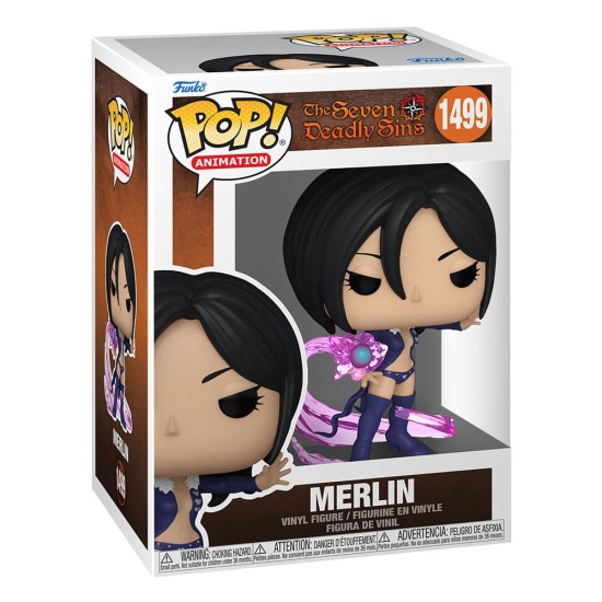 Funko POP! The Seven Deadly Sins Figure 9cm - Merlin (1499) - Vinila figūriņa