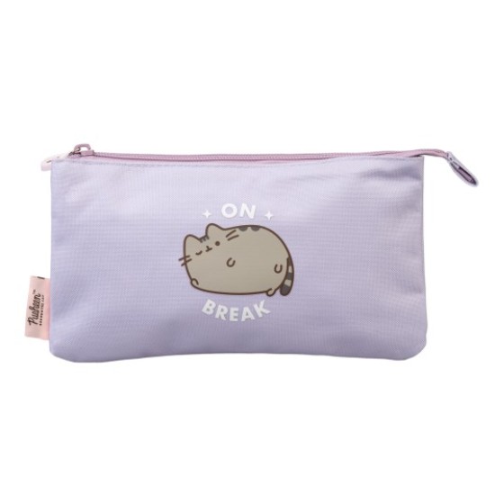 Grupo Erik Pusheen Moments Triple Pencil Case 22 x 12 x 3cm - Penālis ar trīs nodalījumiem