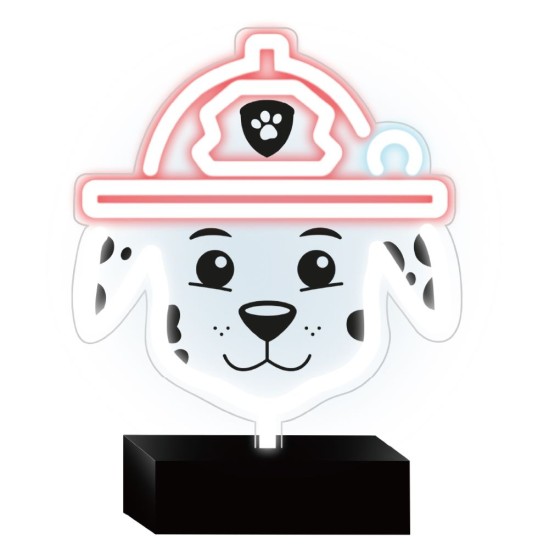 Forever Paw Patrol Decorative Neon LED Light 25 x 25 cm (USB Plug) - Marshall - Dekoratīva neona LED lampa