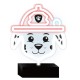 Forever Paw Patrol Decorative Neon LED Light 25 x 25 cm (USB Plug) - Marshall - Dekoratīva neona LED lampa