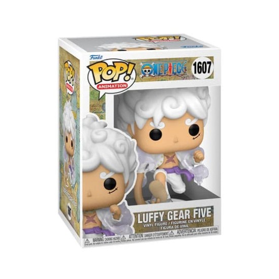 Funko POP! One Piece Figure 9cm - Luffy Gear Five (1607) - Vinila figūriņa