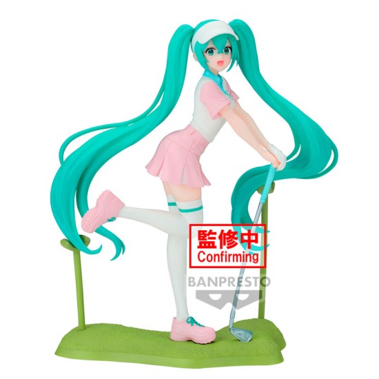 Banpresto Hatsune Miku Holiday Memories Golf Figure 20cm - Miku - Plastmasas figūriņa