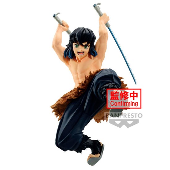 Banpresto Demon Slayer Kimetsu No Yaiba Vibration Stars Figure 13cm - Inosuke Hashibira - Plastmasas figūriņa