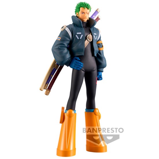 Banpresto One Piece Egghead Grandline Series Figure 17cm - Roronoa Zoro - Plastmasas figūriņa