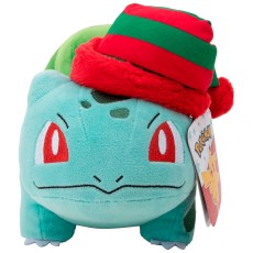 Jazwares Pokemon Plush Toy 20cm - Christmas Bulbasaur - Plush toy