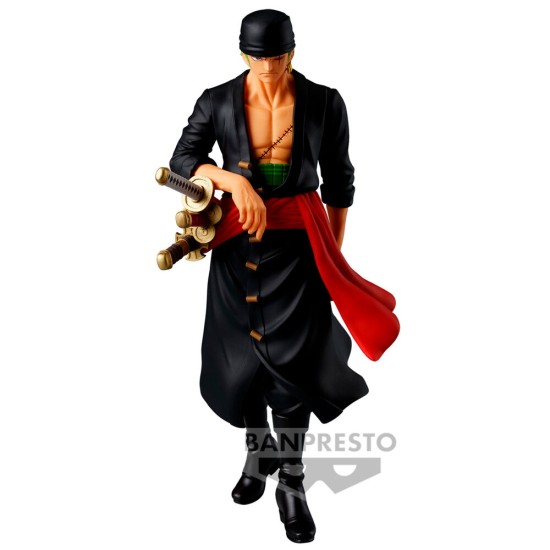 Banpresto One Piece Figure 17cm - The Shukko Roronoa Zoro - Plastmasas figūriņa