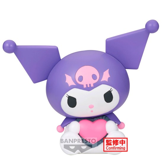 Banpresto Sanrio Characters Sofvimates Figure 14cm - Kuromi - Plastmasas figūriņa