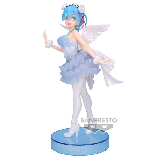 Banpresto Re:Zero Starting Life in Another World Figure 22cm - Rem Clear & Dressy - Plastmasas figūriņa