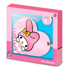 Karactermania Hello Kitty My Melody Notebook / Pen Set