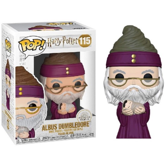 Funko POP! Harry Potter Figure - Albus Dumbledore with Baby Harry (115) - Vinila figūriņa