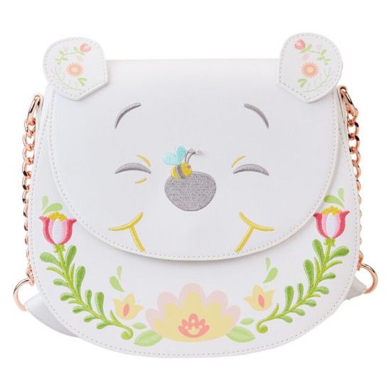 Loungefly Disney Winnie the Pooh Folk Floral Shoulder Bag 24 x 21 x 10cm